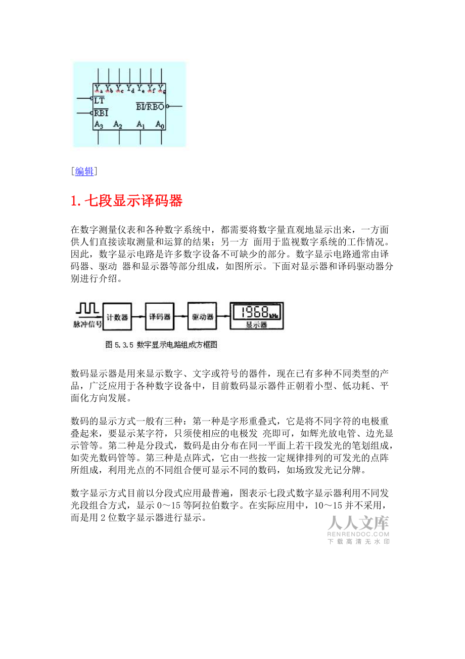 七段LED显示译码器_第2页