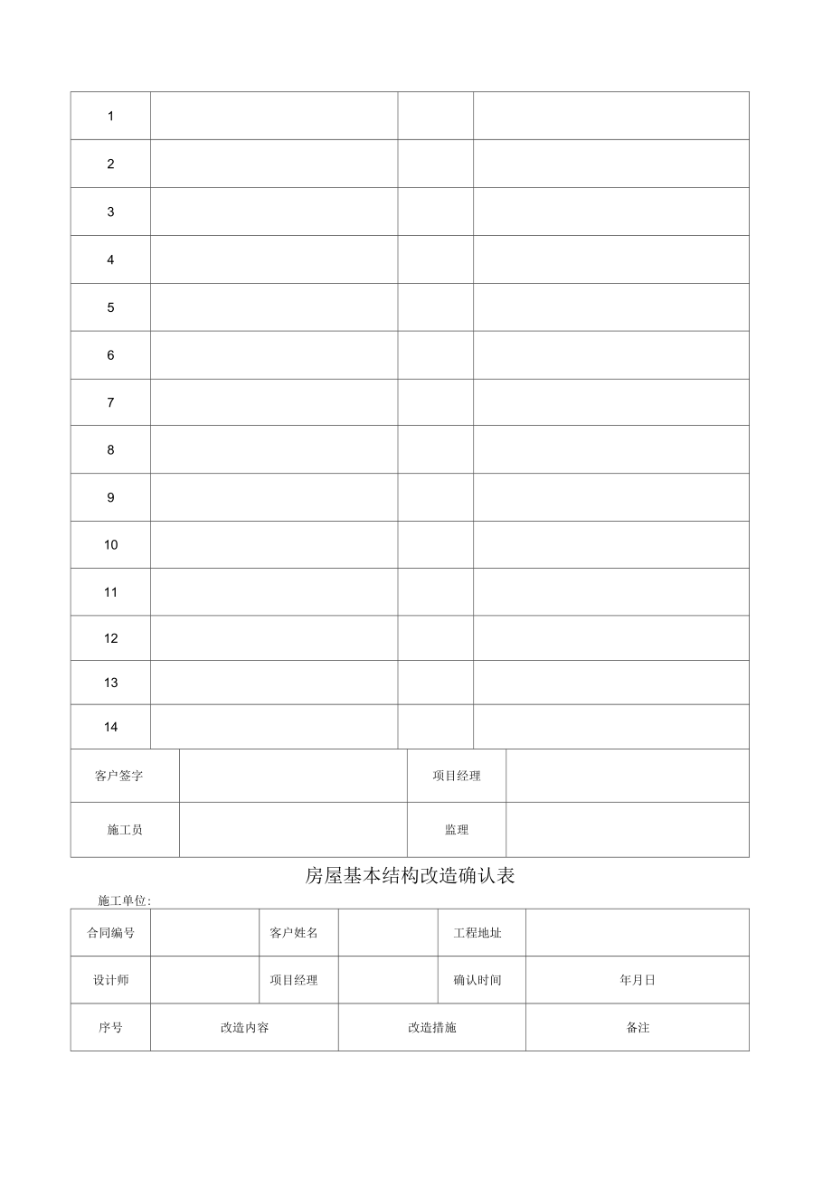 裝修施工驗(yàn)收表_第3頁