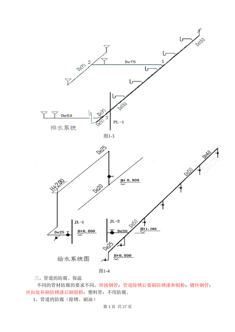 安装工程识图算量及工程造价-给排水专业_第4页