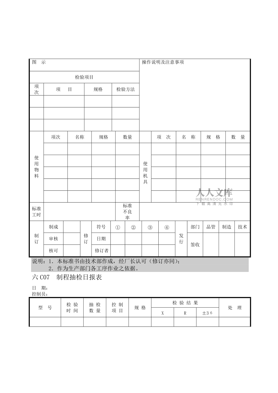 企业管理表格品质管理C纵表格_第2页