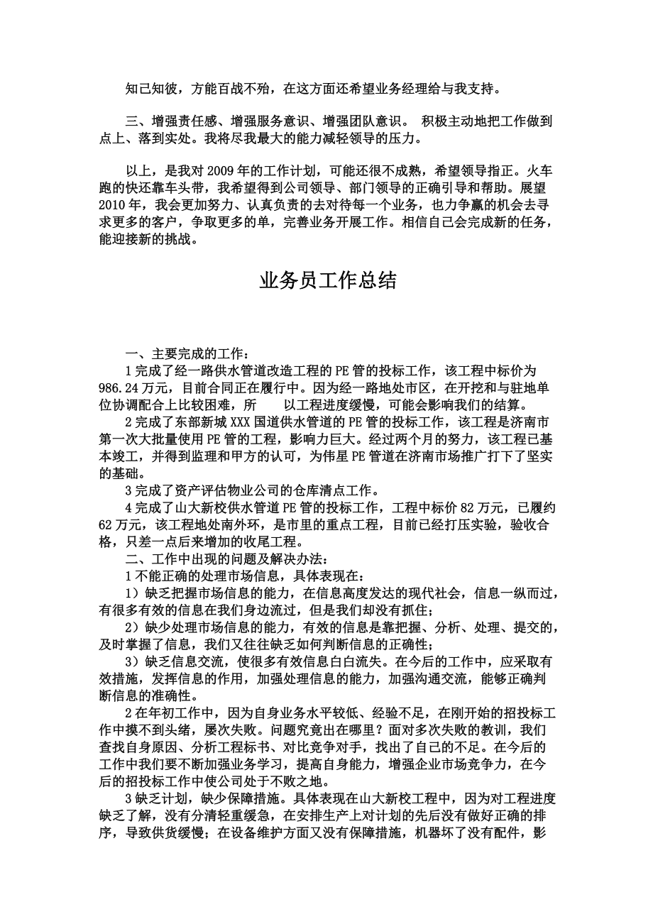 业务员工作总结_第5页