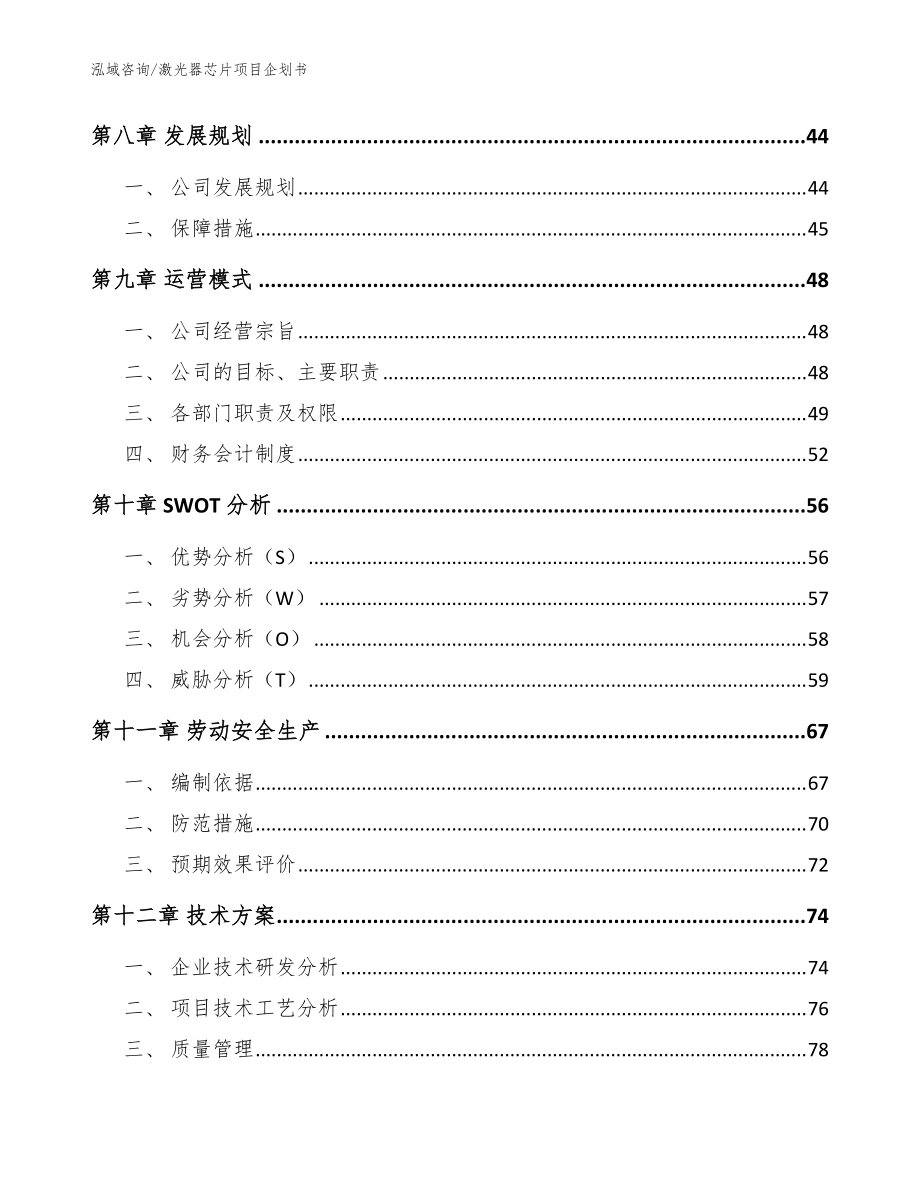 激光器芯片项目企划书(模板参考)_第4页