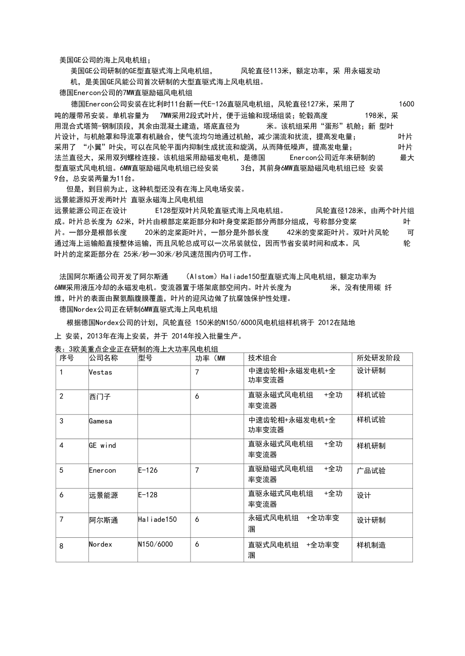 海上風機發展趨勢分析_第4頁