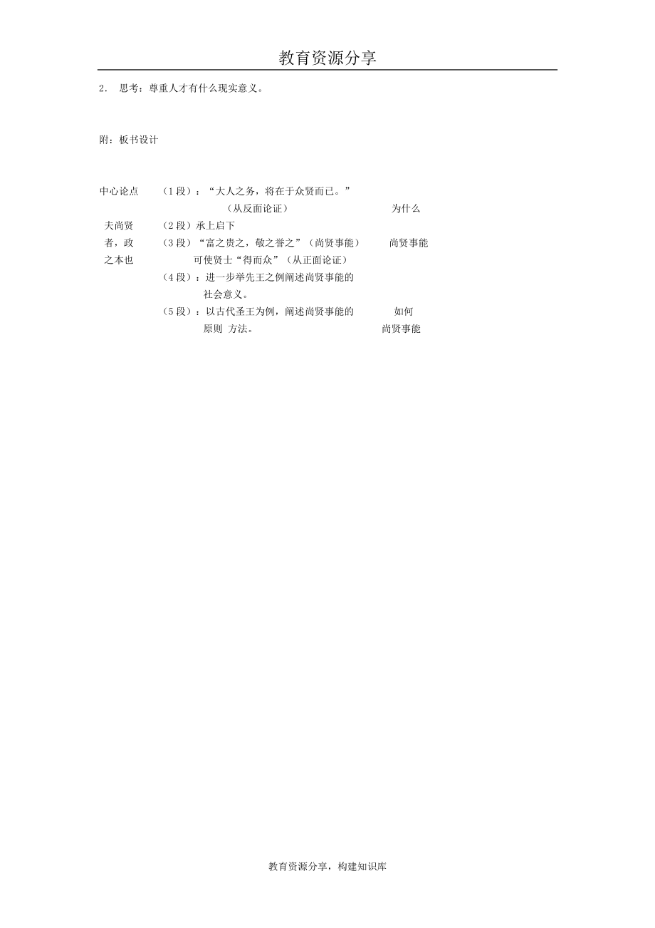 語文-高中二年級(jí)-尚賢_第3頁
