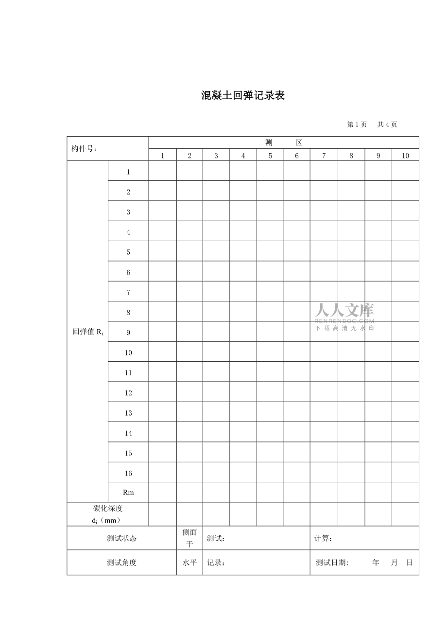 超聲回彈綜合法混凝土強度的測定實驗指導書_第2頁