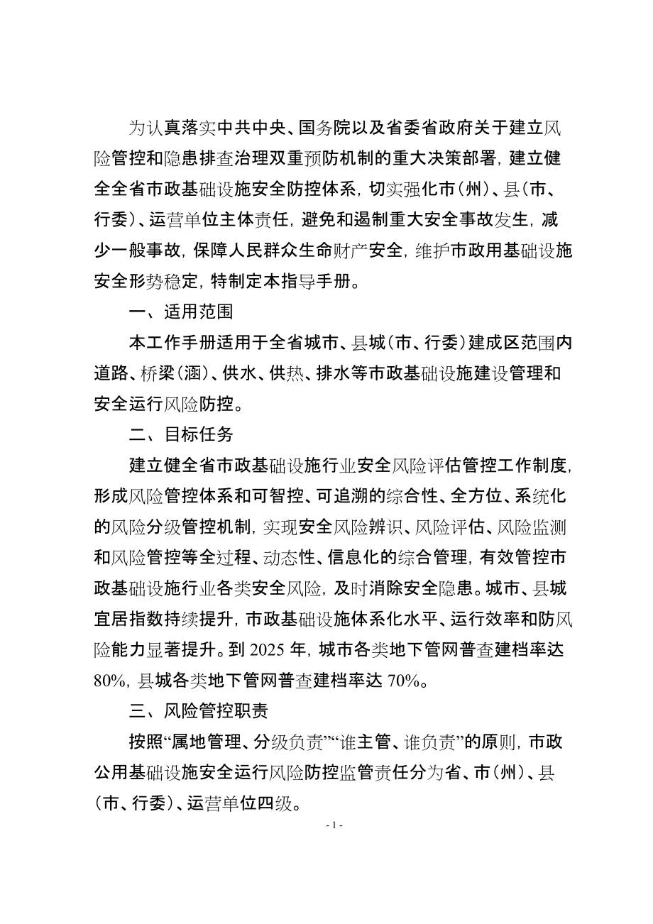 2022青海市政公用基礎(chǔ)設(shè)施安全風(fēng)險防控指導(dǎo)手冊_第3頁