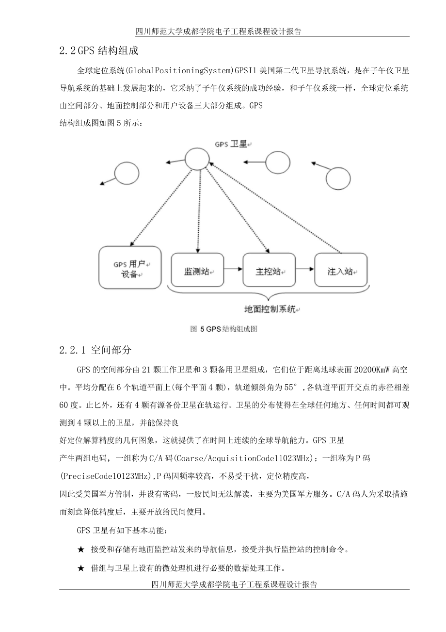 关于单片机的GPS定位系统_第5页