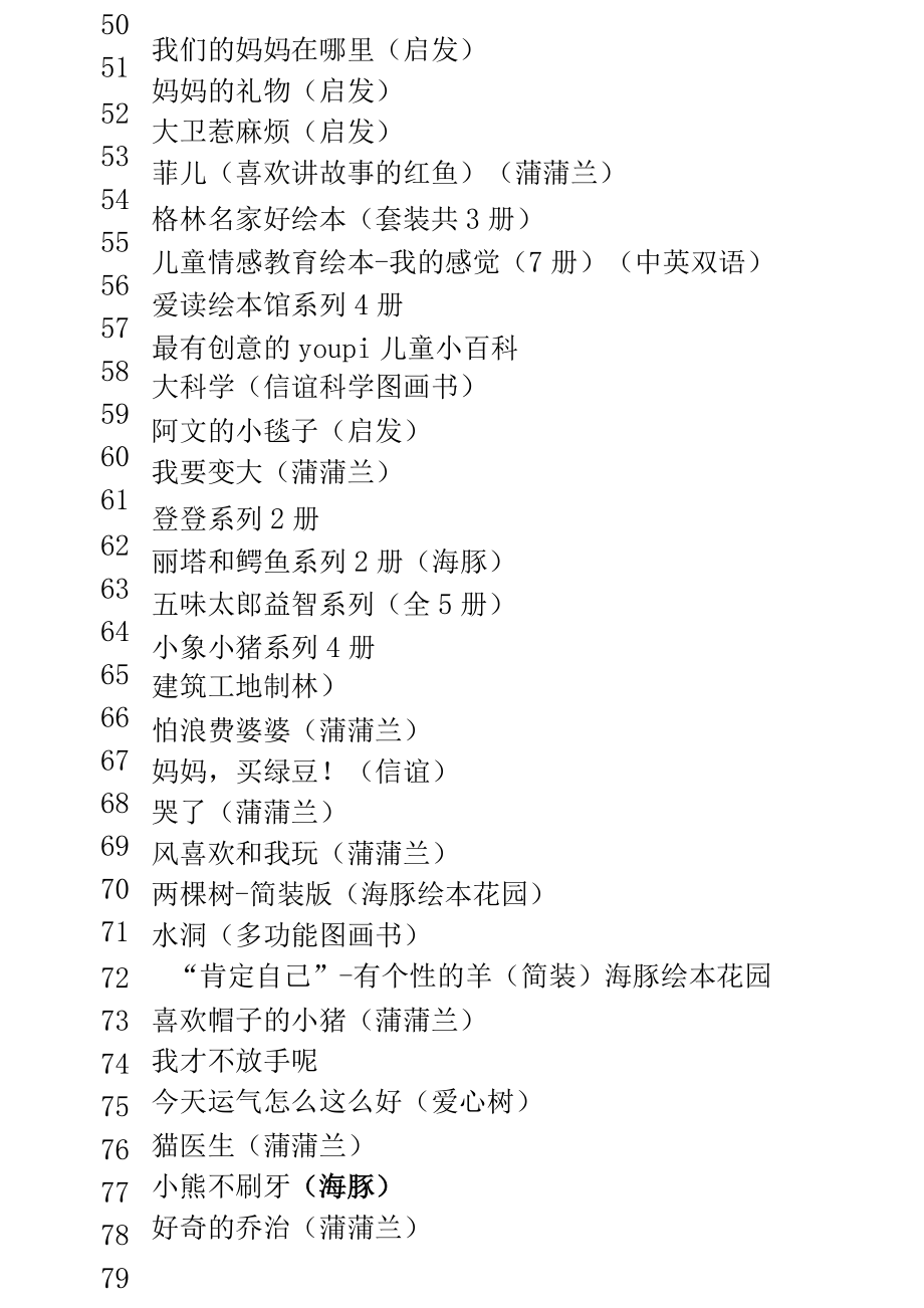 各年龄段绘本目录_第5页