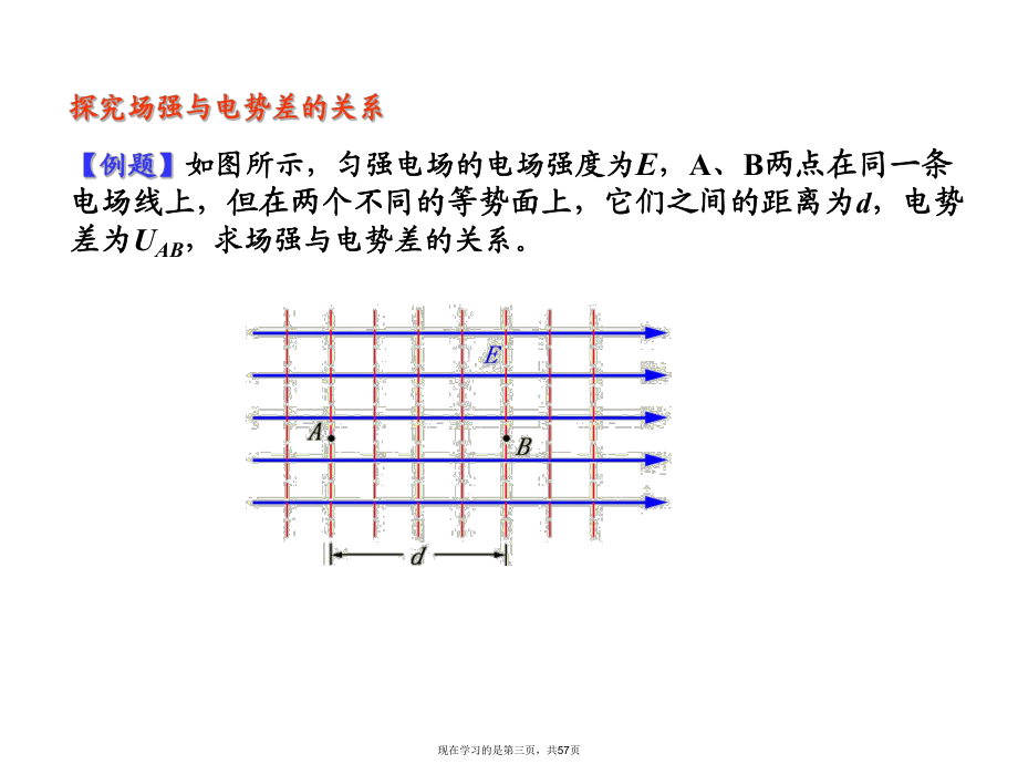 匀强电场电势差与电场强度的关系示波管_第3页