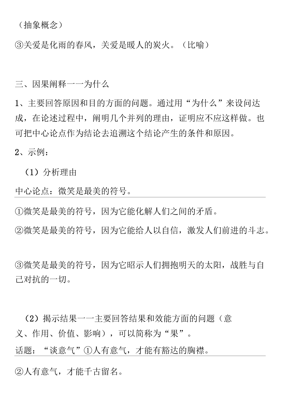 议论文分论点的写法_第3页