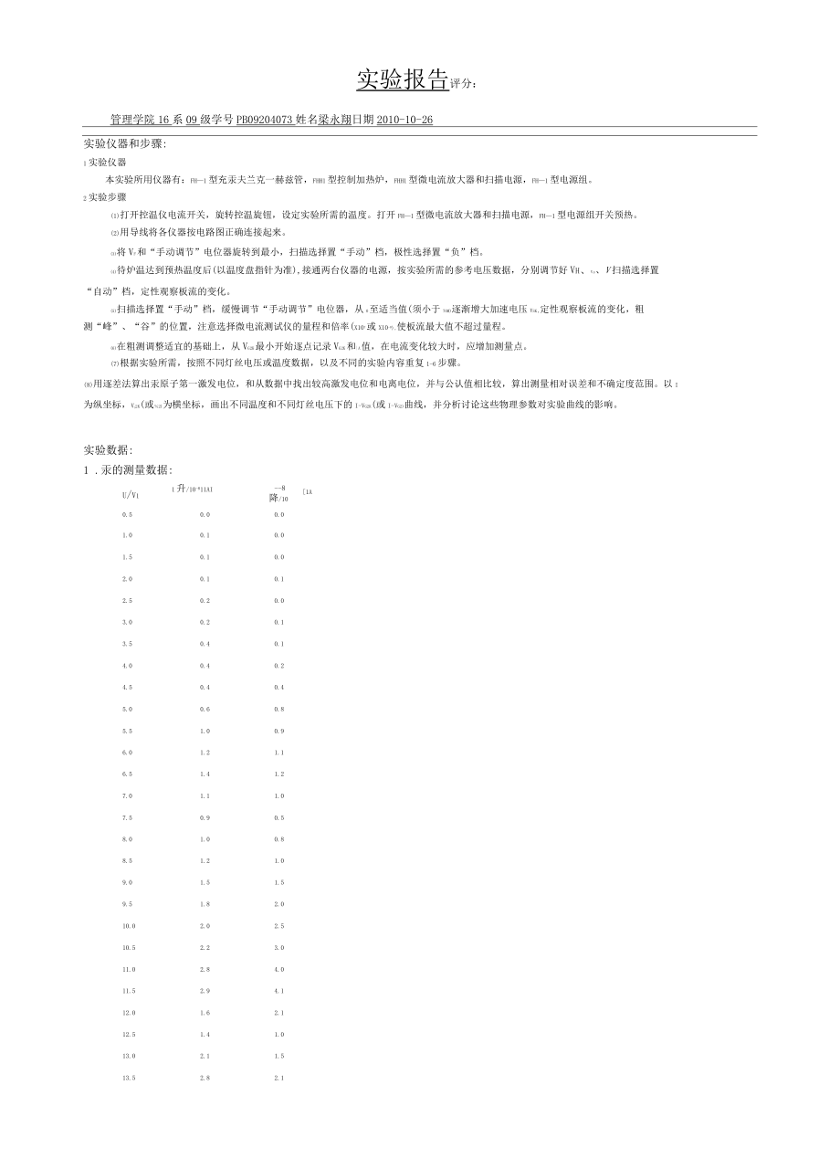 弗兰克—赫兹试验_第4页