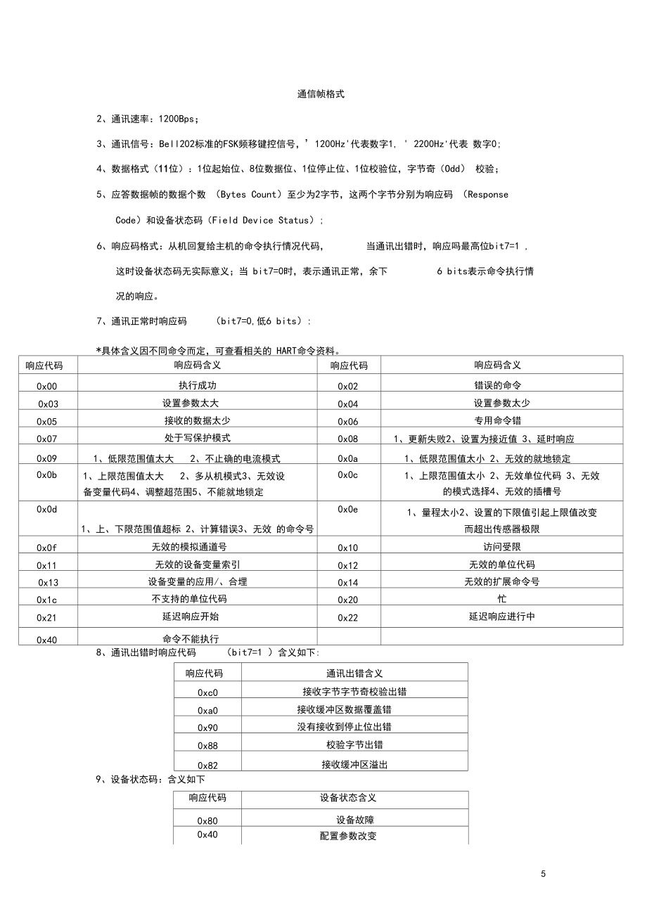 HART通信协议V1.7(C9,C33,C132)_第5页