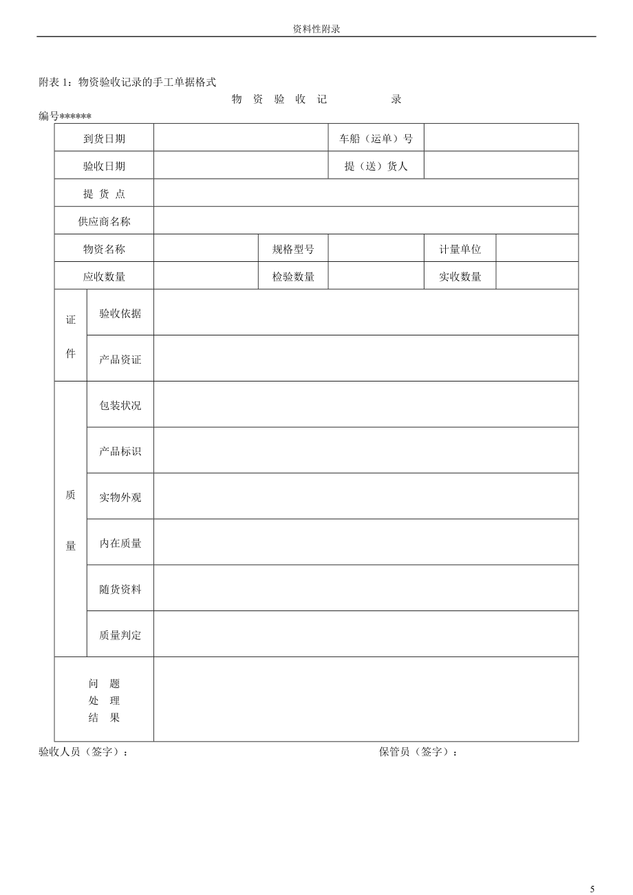 物資驗收基本原則和程序_第5頁