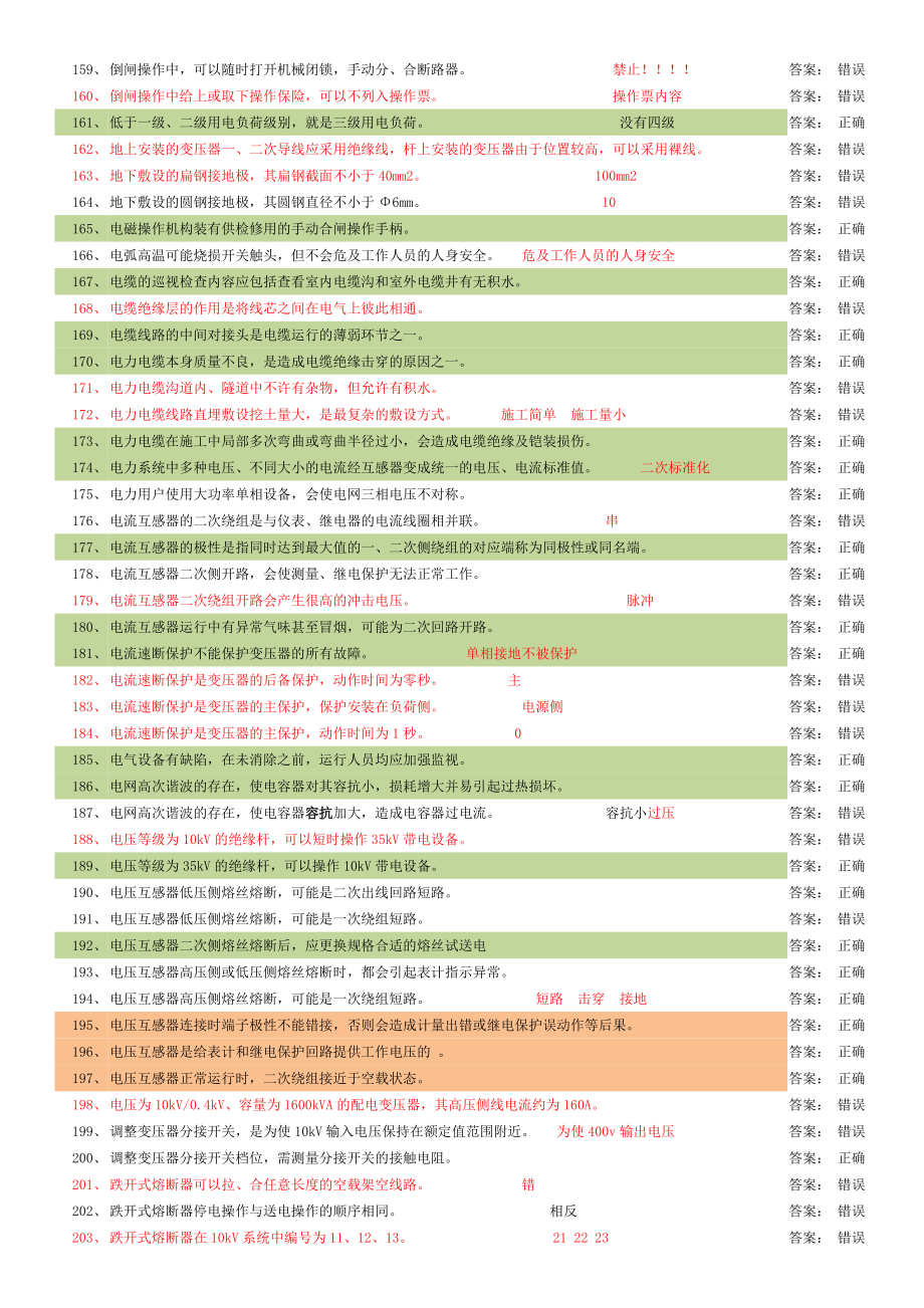 高壓電工作業新題庫(帶部分注解)_第5頁