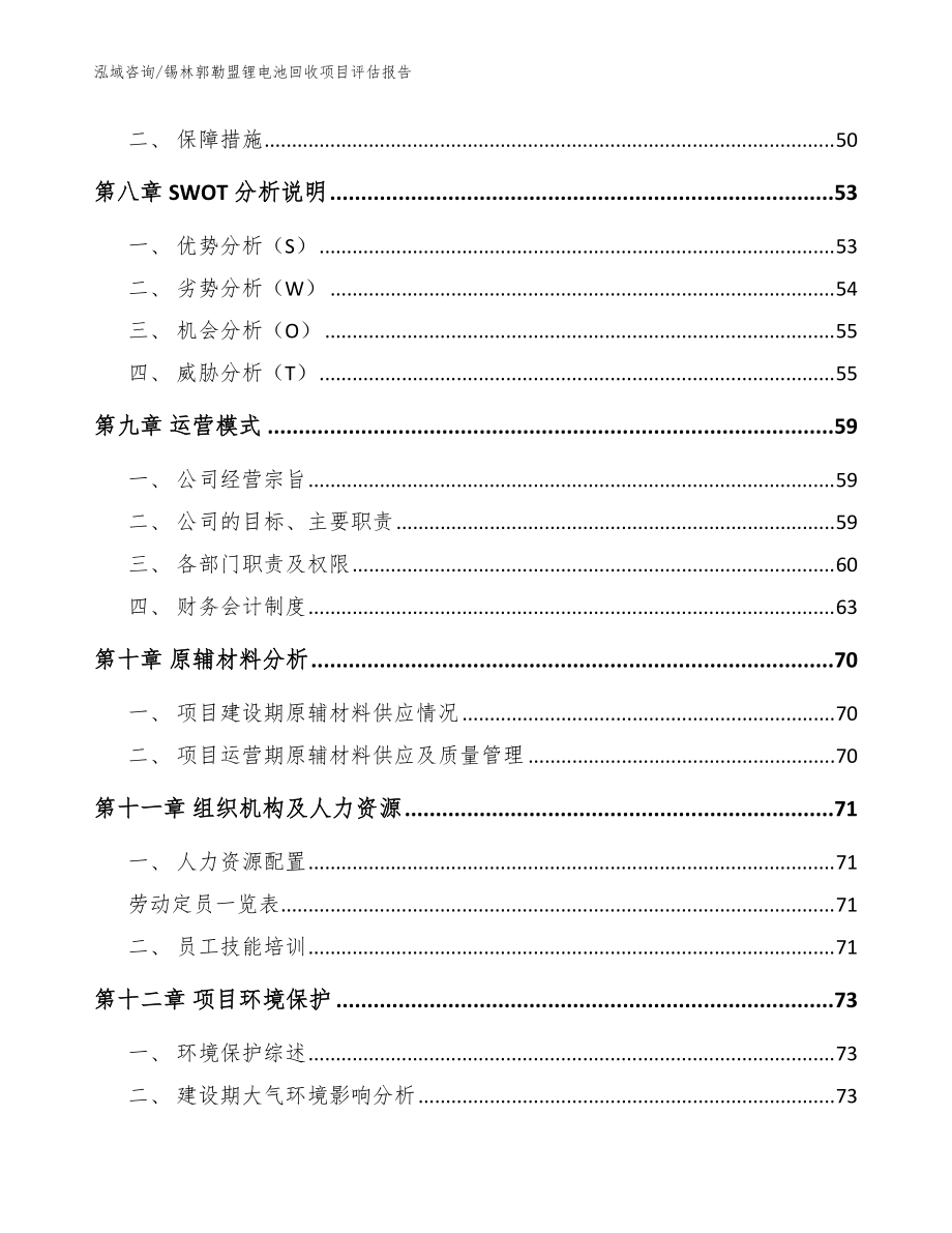 錫林郭勒盟鋰電池回收項(xiàng)目評(píng)估報(bào)告_第4頁