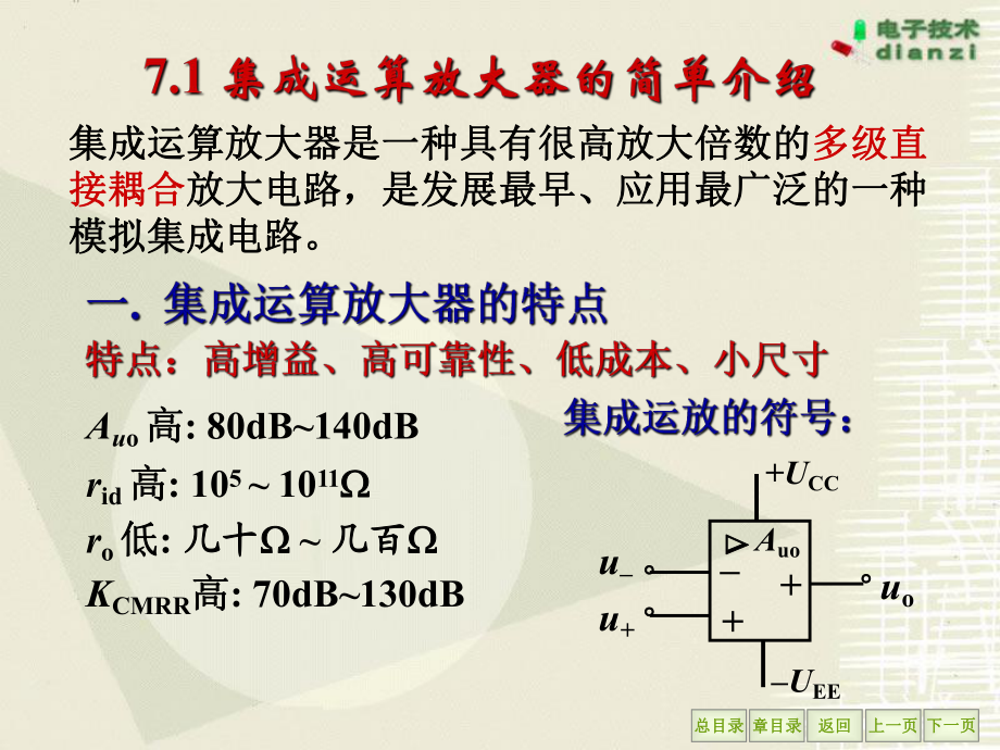 第七章集成運算放大器_第3頁