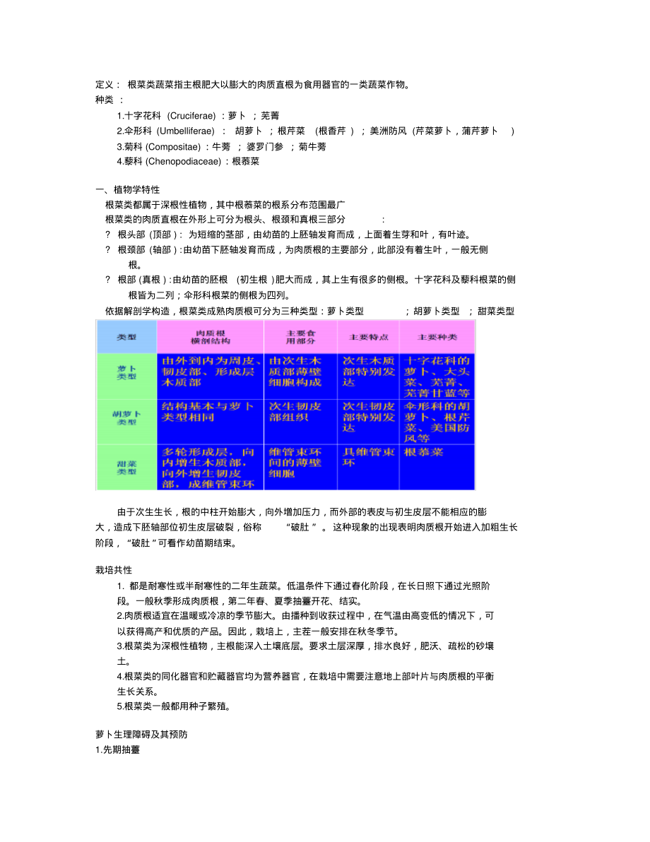 (完整版)园艺学各论蔬菜知识点总结_第1页