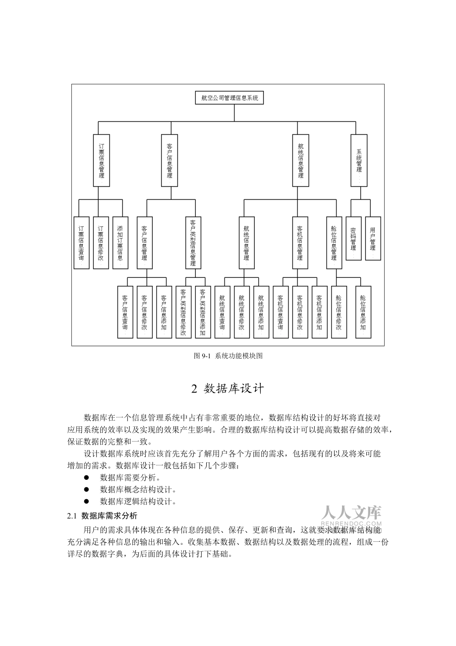 基于VB航空公司管理信息系统毕业设计论文(含源文件)_第2页