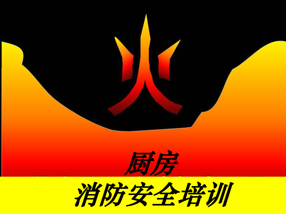 厨房消防安全培训_第1页