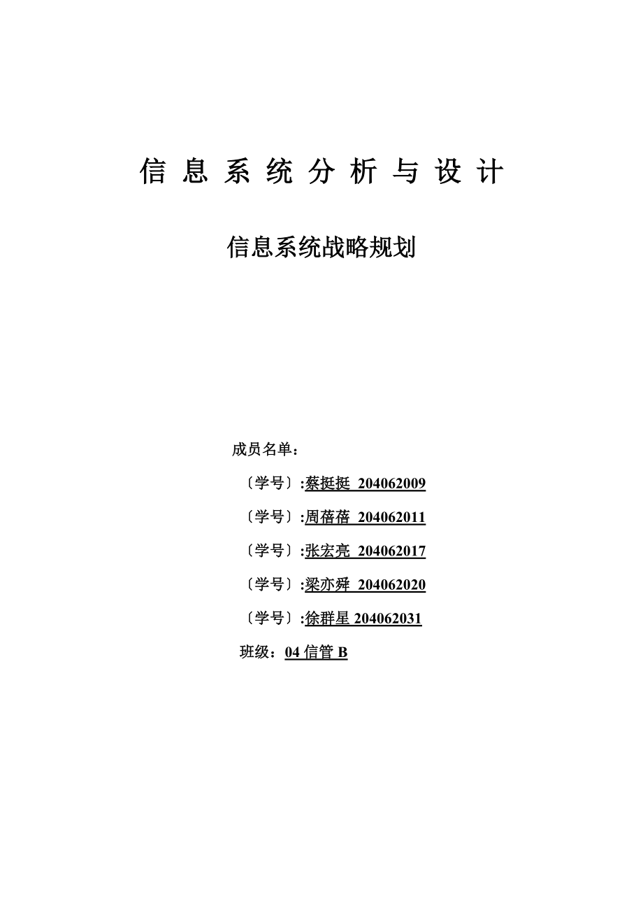 医院药库管理信息系统战略规划_[文档在线提供]_第1页