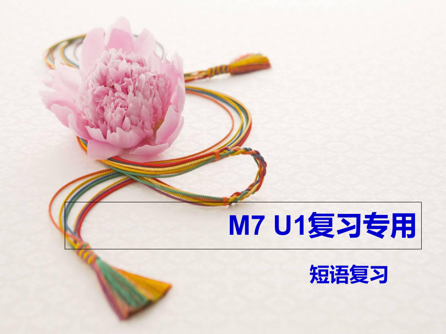 牛津高中英语M7&M8期末复习专用_第1页